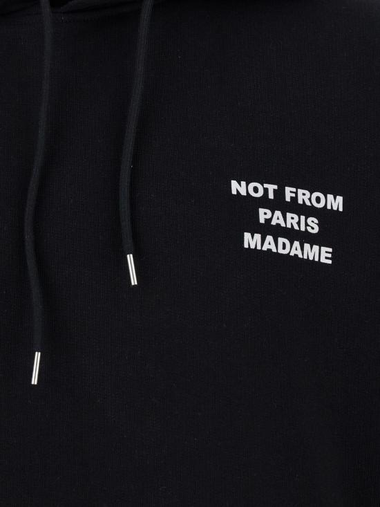 26FW 드롤드무슈 후드 티셔츠 HO162 CO127BL BLACK - DROLE DE MONSIEUR
