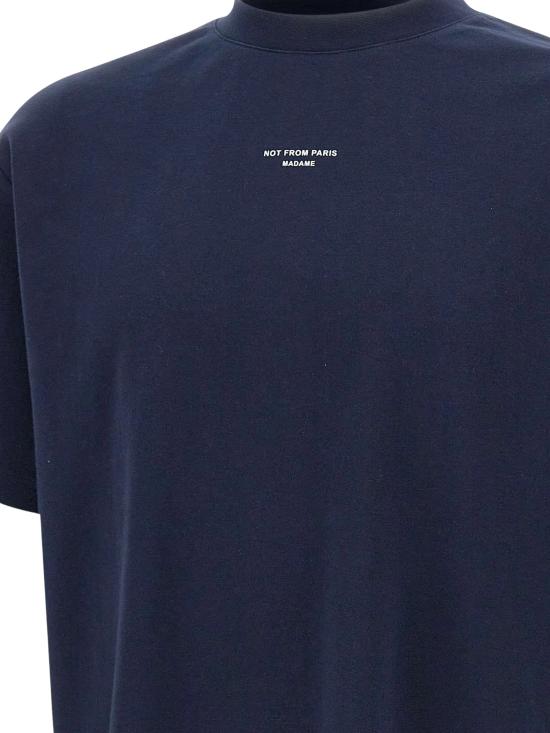 26FW 드롤드무슈 반팔 티셔츠 TS202 CO002NY NAVY - DROLE DE MONSIEUR