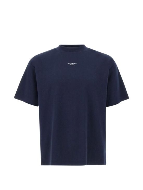26FW 드롤드무슈 반팔 티셔츠 TS202 CO002NY NAVY