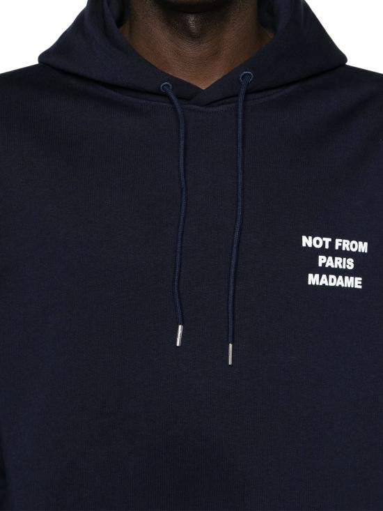 26FW 드롤드무슈 후드 티셔츠 HO162 CO127NY NAVY - DROLE DE MONSIEUR