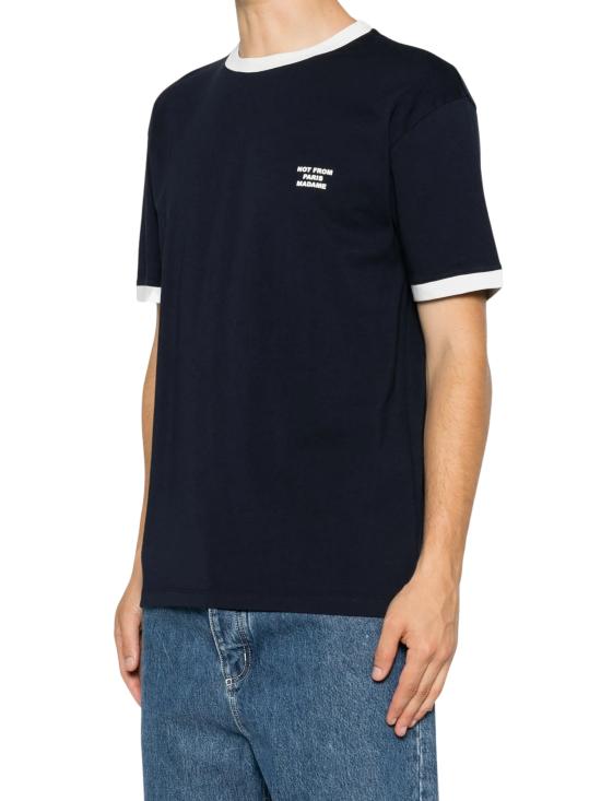26FW 드롤드무슈 반팔 티셔츠 TS339 CO311NY NAVY - DROLE DE MONSIEUR