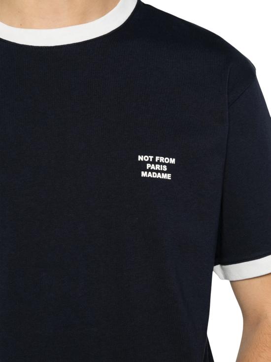 26FW 드롤드무슈 반팔 티셔츠 TS339 CO311NY NAVY - DROLE DE MONSIEUR