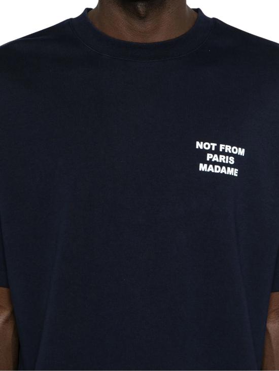26FW 드롤드무슈 반팔 티셔츠 TS203 CO002NY NAVY - DROLE DE MONSIEUR