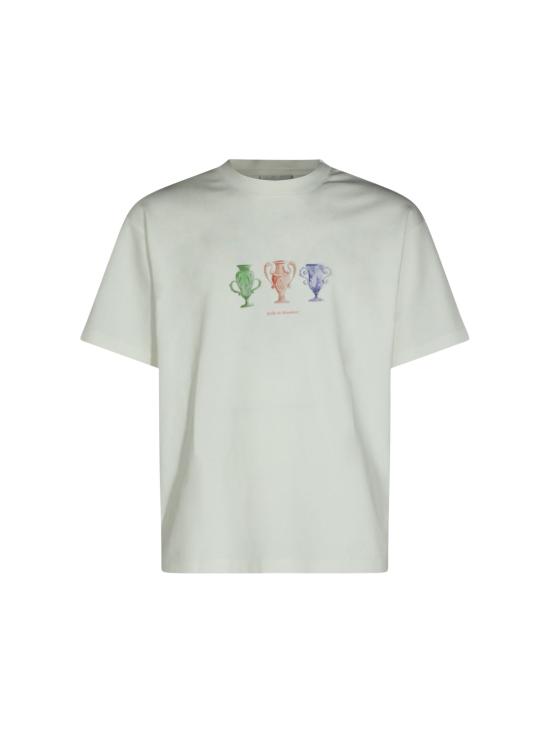 26FW 드롤드무슈 반팔 티셔츠 TS336 CO002OW WHITE