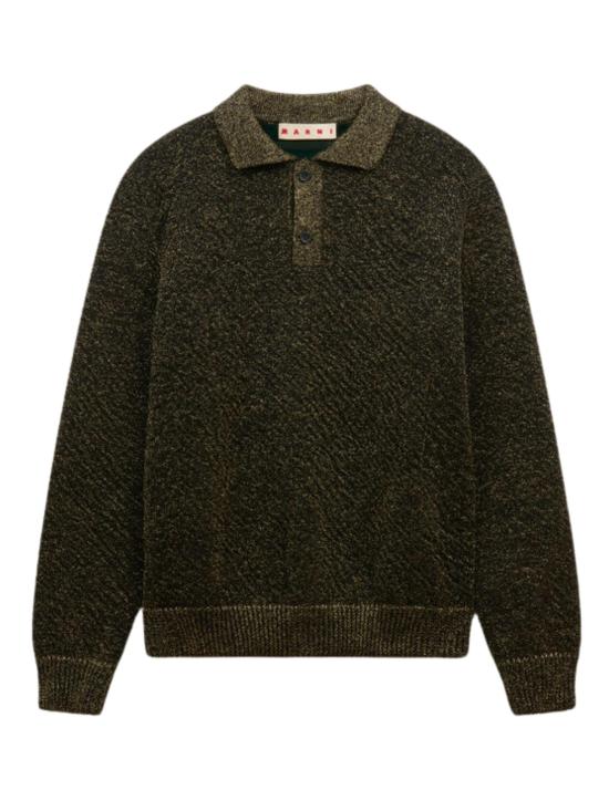 26FW 마르니 반팔 티셔츠 POMG0094Q0 UFH55600N99 BLACK