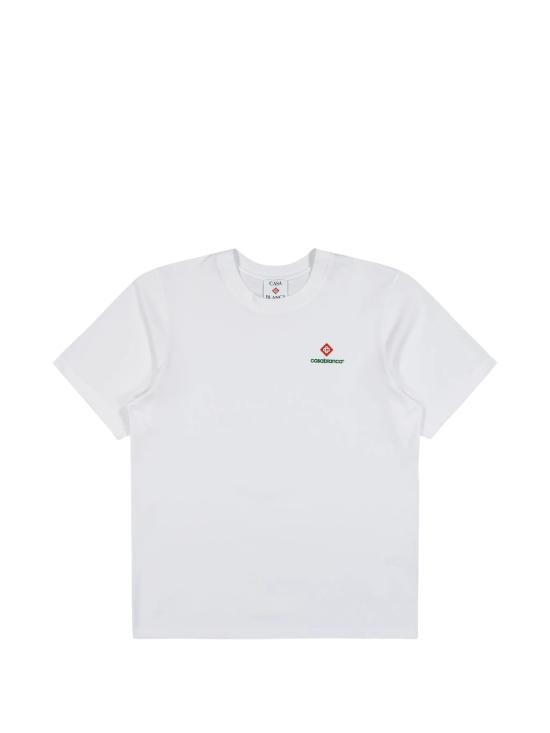 26FW 카사블랑카 반팔 티셔츠 MPF26JTS00111 WHITEJERSEY