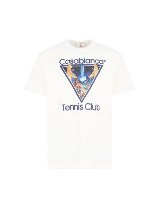 26FW 카사블랑카 반팔 티셔츠 MAW26JTS00108 BRIGHTWHITEJERSEY