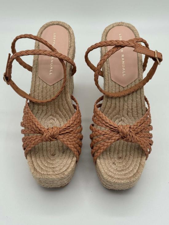  로플러랜달 샌들 로플러 랜달 파멜라 미뇽 노트 웨지 듄 - LOEFFLER RANDALL