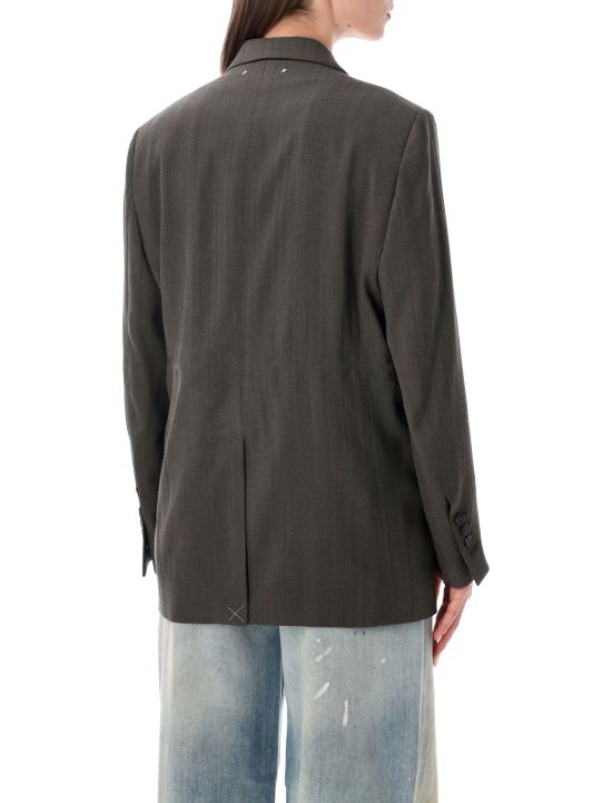 26FW 골든구스 수트 자켓 GWP02332P002587 36101 DEEP TUNDRA - GOLDEN GOOSE