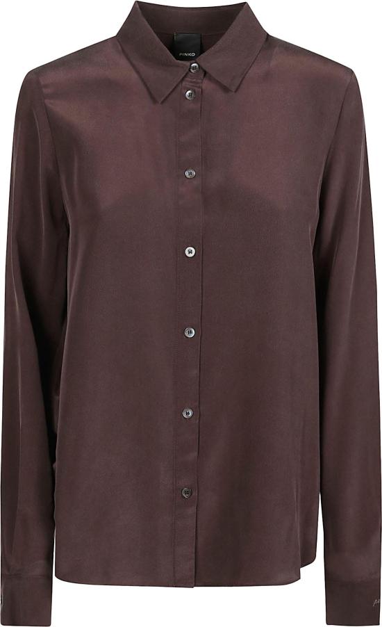 26FW 핑코 블라우스 105593A3L1 BROWN