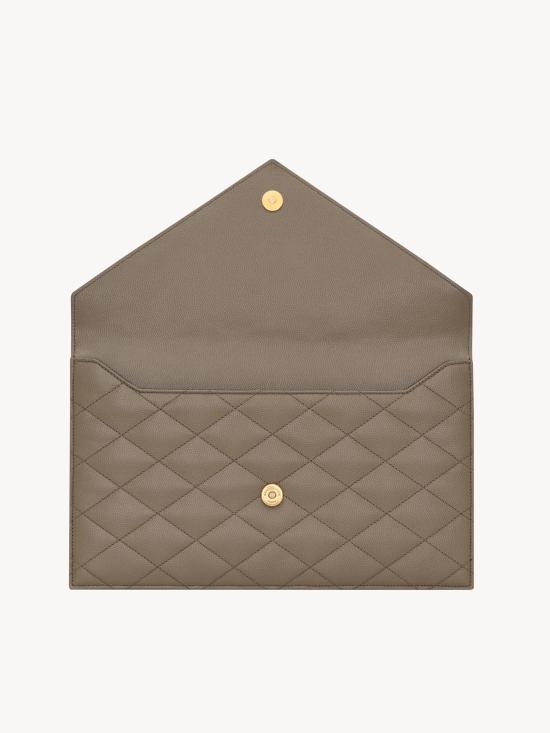 26FW 생로랑 클러치/파우치 869533AAGOZ 1799 Grigio - SAINT LAURENT