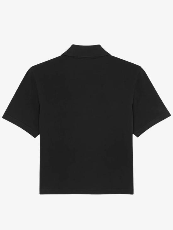 26FW 생로랑 폴로 티셔츠 A003I4Y38EK 1000 Nero - SAINT LAURENT