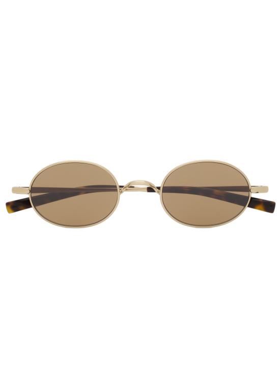 26FW 생로랑 T 라운드 메탈 선글라스 A003DPY9917 8013 ORO