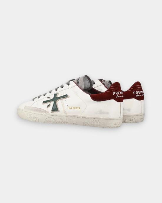  프리미아타 스티븐 로우 스니커즈 STEVEN 7631 White burdeos - PREMIATA