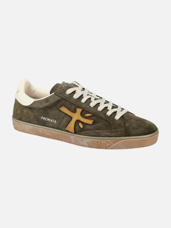  프리미아타 스티븐 로우 스니커즈 STEVEN 7627 Brown - PREMIATA