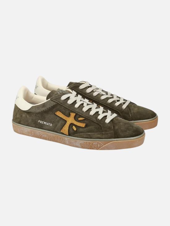  프리미아타 스티븐 로우 스니커즈 STEVEN 7627 Brown - PREMIATA
