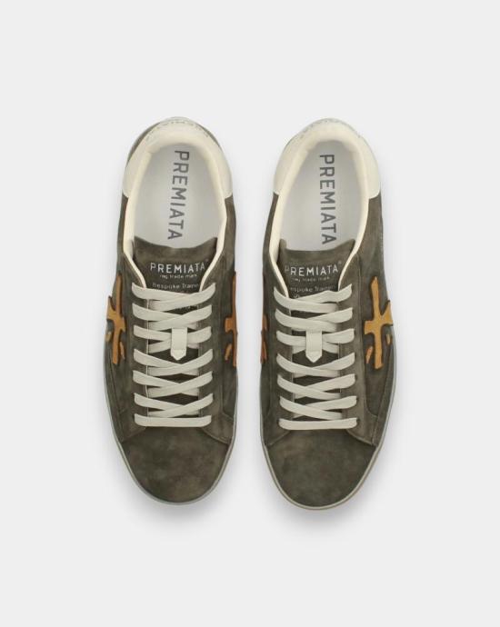  프리미아타 스티븐 로우 스니커즈 STEVEN 7627 Brown - PREMIATA