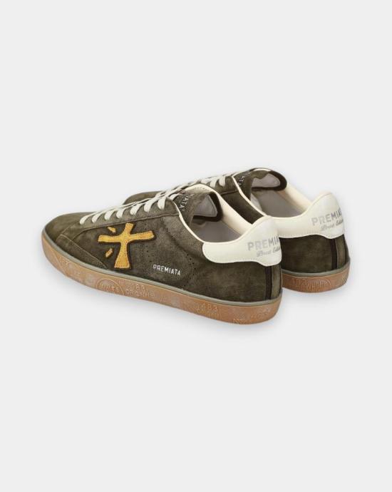  프리미아타 스티븐 로우 스니커즈 STEVEN 7627 Brown - PREMIATA