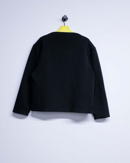  LII 긴팔 티셔츠 Lii 코튼 블렌드 에어 레이어 저지 보트넥 스웨트셔츠 - OTHER BRANDS