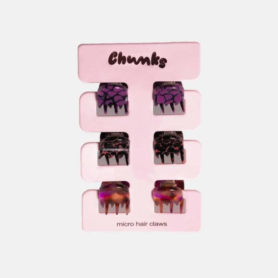  Chunks 헤어 액세서리 청크 네뷸라 마이크로 클로 헤어 클립 - OTHER BRANDS