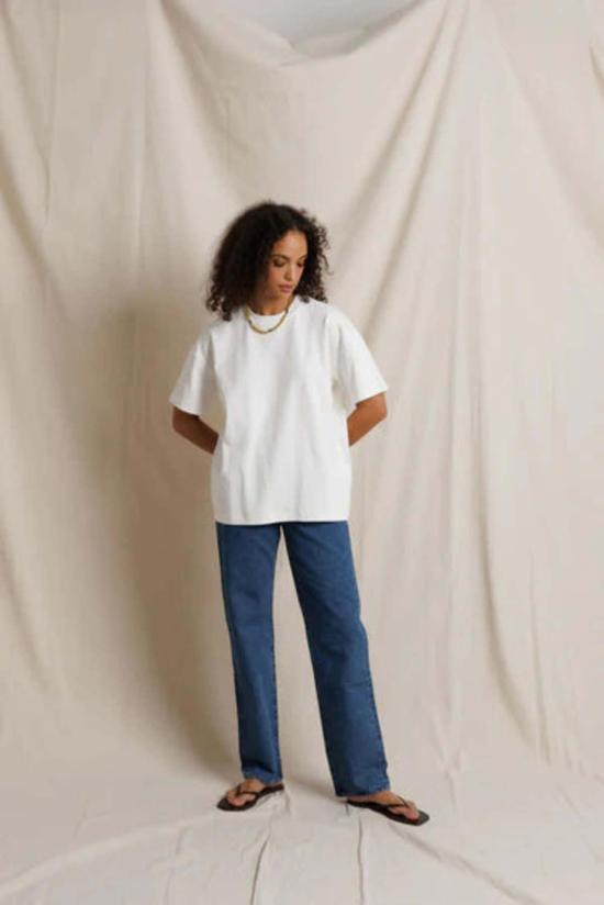  퍼펙트 화이트 티 반팔 티셔츠 캠린 티 - PERFECT WHITE TEE