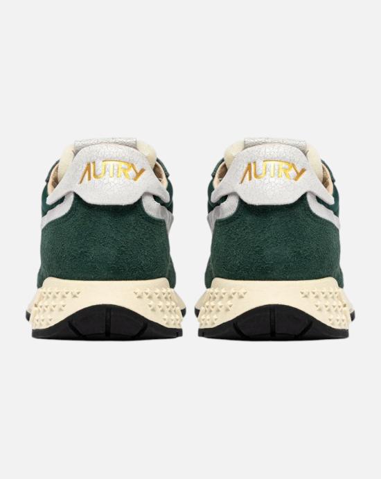 26FW 오트리 릴윈드 로우 나일론 스웨이드 스니커즈 WWLM NC41 WHITE BOTANICAL GARDEN GREEN - AUTRY