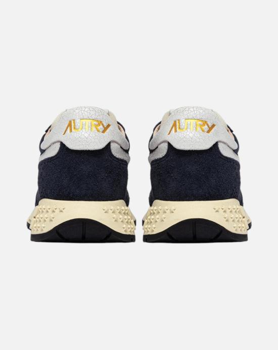  오트리 릴윈드 로우 나일론 스웨이드 스니커즈 WWLM NC30 WHITE SPACE Navy - AUTRY
