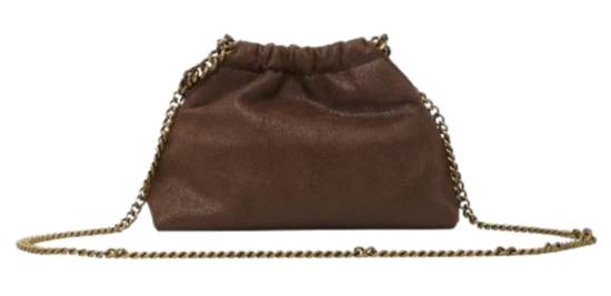 26FW 스텔라 맥카트니 팔라벨라 드로스트링 숄더백 7B0144 WP07357745 MAHOGANY - STELLA MCCARTNEY