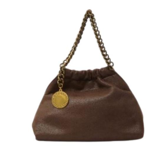26FW 스텔라 맥카트니 팔라벨라 드로스트링 숄더백 7B0144 WP07357745 MAHOGANY