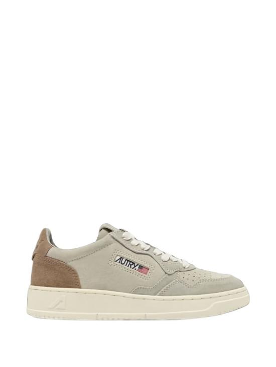 26FW 오트리 메달리스트 로우 레더 스니커즈 AULW TS37 TRIC SUEDE PELICAN - AUTRY