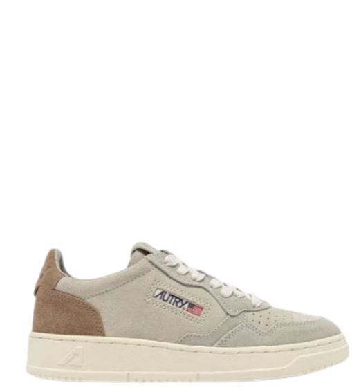 26FW 오트리 메달리스트 로우 레더 스니커즈 AULW TS37 TRIC SUEDE PELICAN