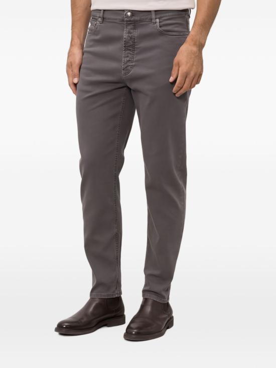  브루넬로 쿠치넬리 스트레이트 팬츠 M277PO2090 C7514 ACCIAIO - BRUNELLO CUCINELLI