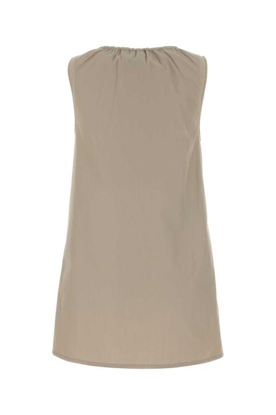 26FW 미우미우 파나마 코튼 드레스 MF6414SOOO12NS F0A08 BEIGE - MIU MIU