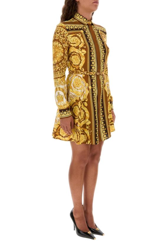 25FW 베르사체 원피스 10189331A15215 5N790 BROWN - VERSACE