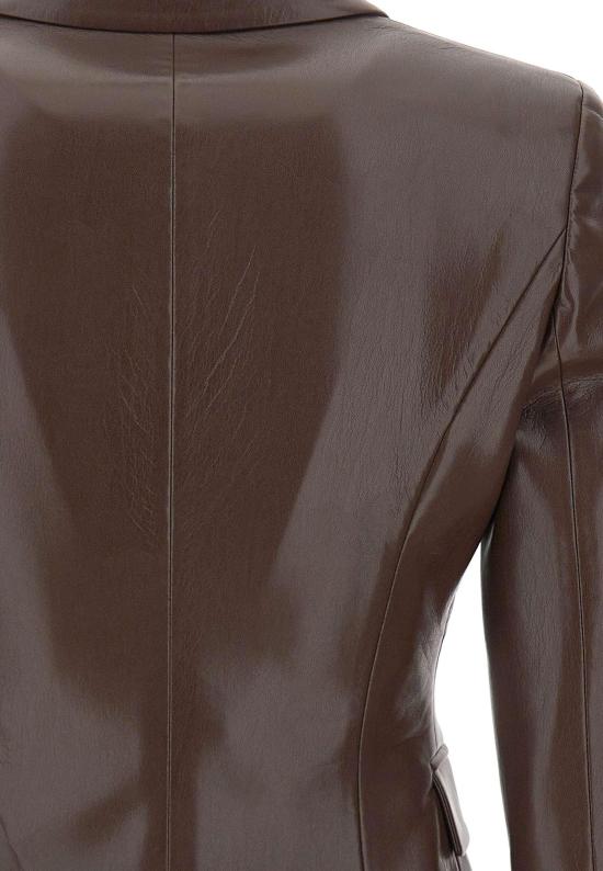 26FW 안다마네 가죽 자켓 T203060A BROWN - ANDAMANE