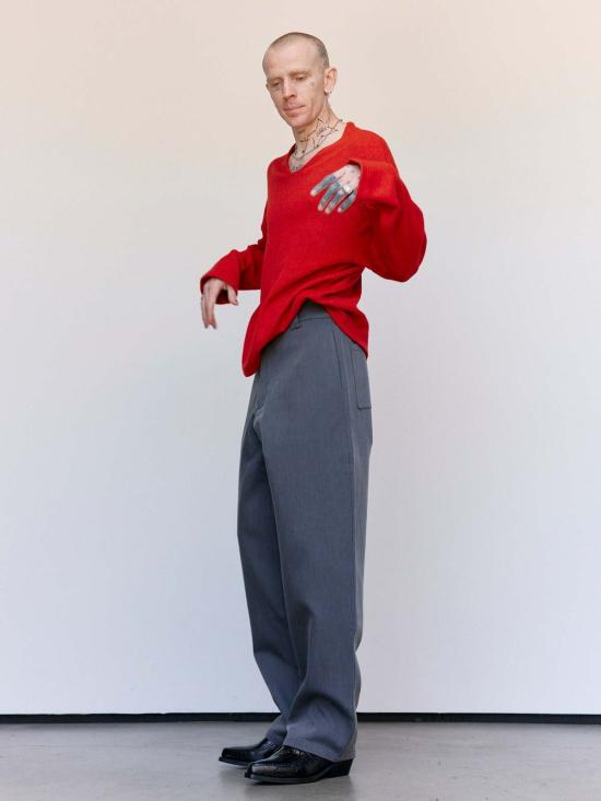  LII 스웨터 Lii 울 혼방 브이넥 - OTHER BRANDS