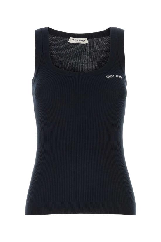 26FW 미우미우 니트웨어 MMV294SOOO12ZL F0008 NAVY