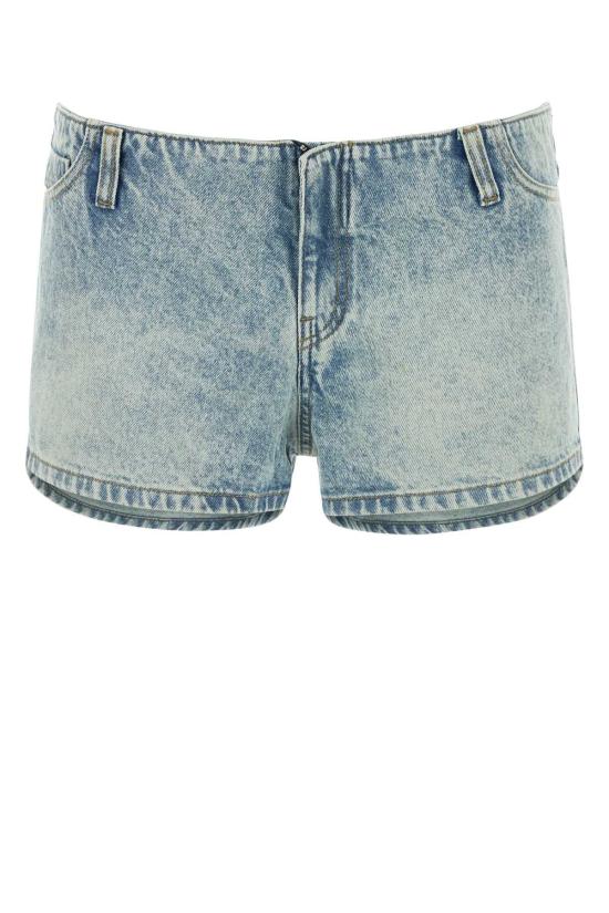 26SS 기마구아스 데님 숏팬츠 FLORSHORTS WASBLU BLUE