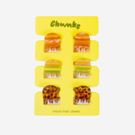  Chunks 헤어 액세서리 청크스 솔라 마이크로 클로