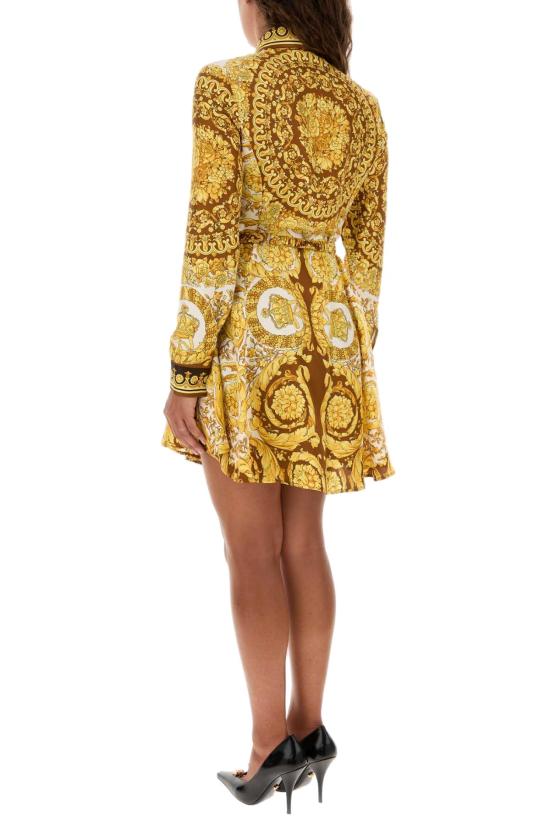 25FW 베르사체 원피스 10189331A15215 5N790 BROWN - VERSACE