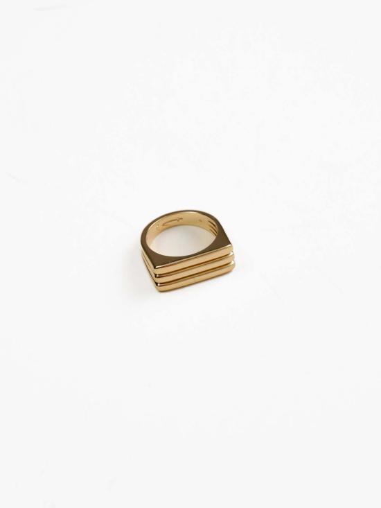 Their Studios 반지 Austin Square Pinky Ring