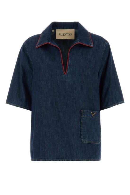 26FW 발렌티노 가라바니 셔츠 9B3DB03R9YA 528 NAVY