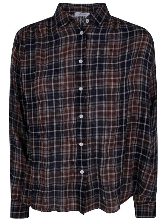 26FW JC 소피 셔츠 P5012 854 DARK BROWN CHECK