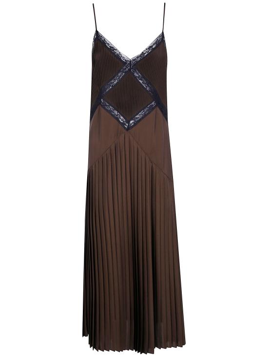 26FW 트윈셋 롱 원피스 262TP2060 13853 DARKNESS BROWN BLACK