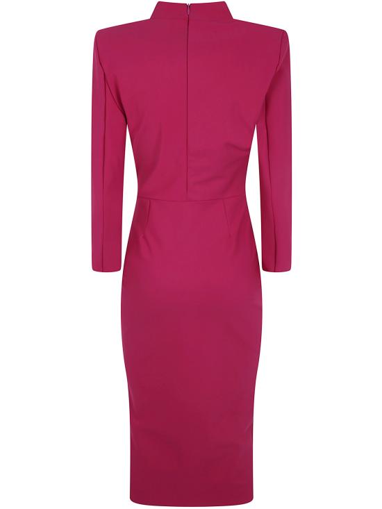 26FW 키아라보니 롱 원피스 ABCDEMEI BS 629 MAVUE PINK - CHIARA BONI