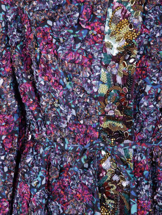 26FW 드리스 반 노튼 코트 262 130205 4080 508 PETROL - DRIES VAN NOTEN