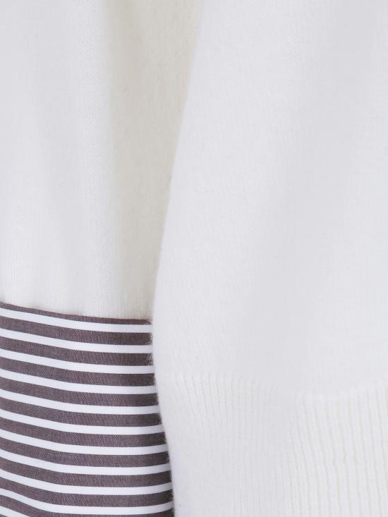 26FW 와이치 스웨터 WH0573 2192 MILK - WHYCI