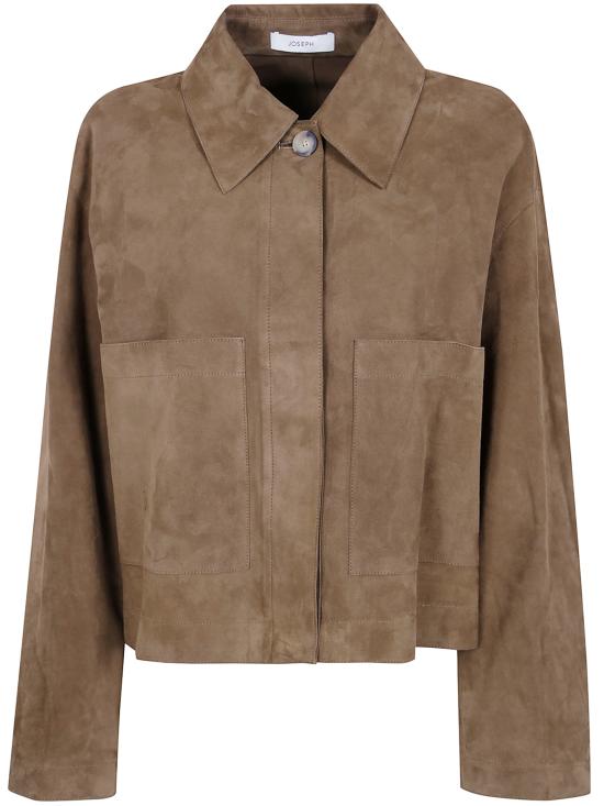 26FW 조셉 가죽 자켓 JF009966 0102 TAUPE