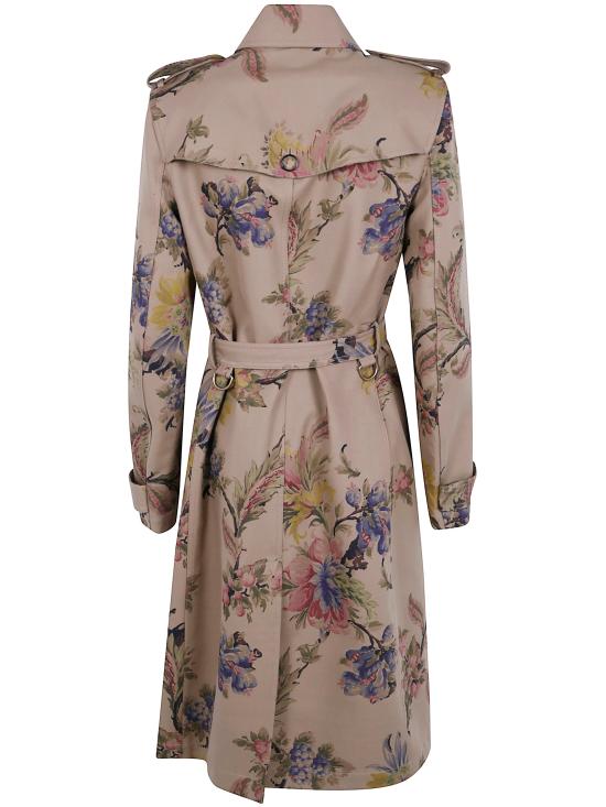 26FW 에트로 트렌치 코트 WRBC002099SAE1O X0895 FLOWER PRINT BROWN - ETRO