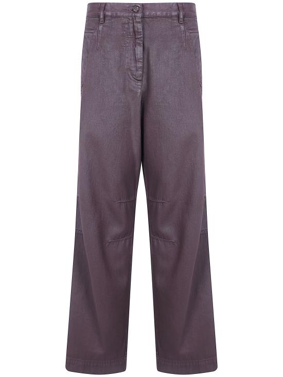 26FW 드리스 반 노튼 데님 팬츠 262 130909 4405 358 BURGUNDY